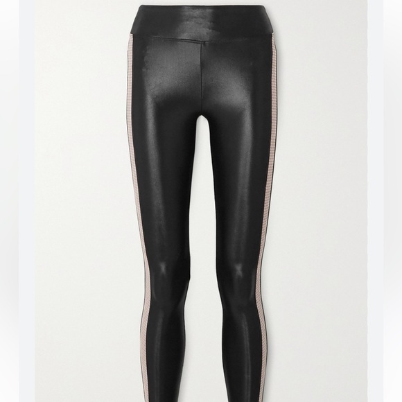 Koral Dynamic Duo Blackout Leggings in black with KORAL down the legs BNWT​ - Picture 3 of 6